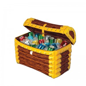 Accesorio de decoración de la fiesta del tesoro del tesoro inflable Halloween para el cumpleaños paraniños