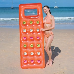 Sofá de aire Sillón PVC Sillón Equipo denatación flotando 18 hoyos Colchón al aire libre