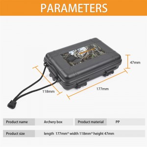 Caja de almacenamiento de Broadheads de Elongarrow 470071