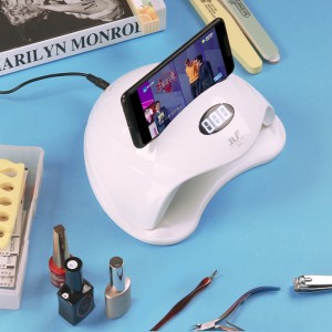 Máquina de fototerapia de arte de uñas con soporte de teléfono móvil JLF5PLUS