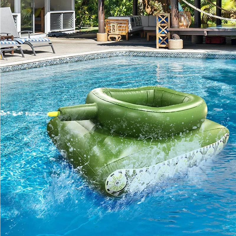 Factory N Tank de piscina inflable, un flotador de piscina de tanques inflable