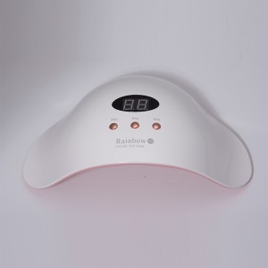 Toque oculto elegante diosa lámpara de uñas arcoiris