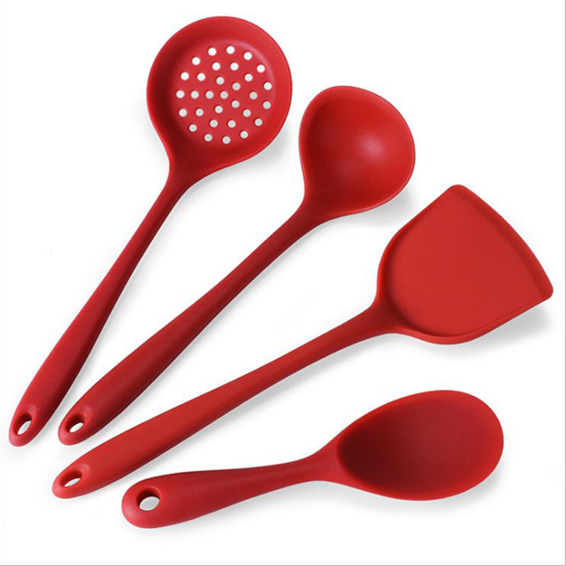 Precio de fábrica 4 piezas Herramientas de cocina Accesorios de cocina Utensilios de cocina de silicona