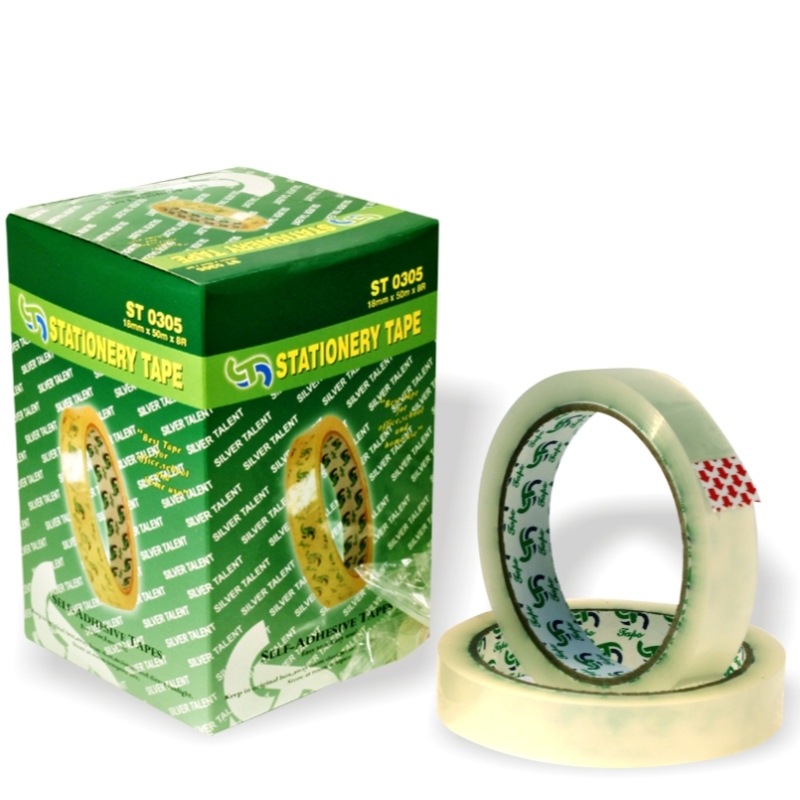 Papp Stationery Packing Tape en el embalaje de la caja de color