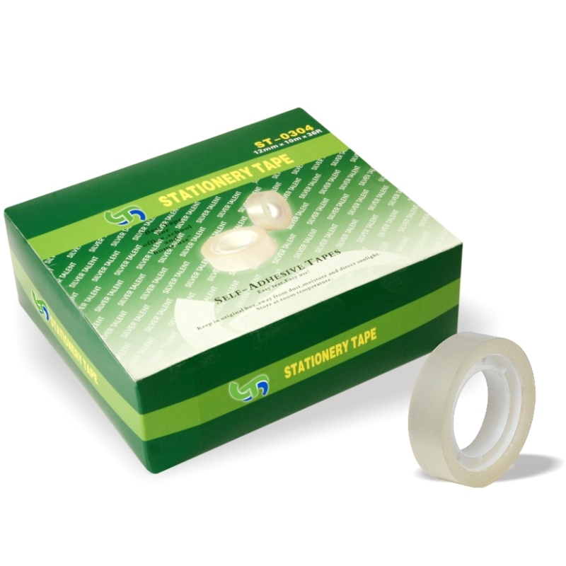 Papp Stationery Packing Tape en el embalaje de la caja de color