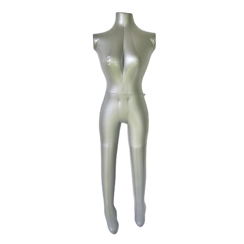 PVC Cuerpo inflable Mannequin Ropa de ropa para modelos femeninos