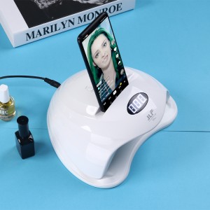 Máquina de fototerapia de arte de uñas con soporte de teléfono móvil JLF5PLUS