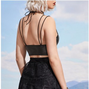 Pequeña ropa interior sexy de cuero brasileño, producción al por mayor de fábrica.