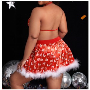 Set de lencería sexy de Navidad, una cómoda producción al por mayor de fábrica