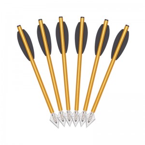 Elongarrow de 160 mm de pernos de flecha de aluminio para la ballesta de la pistola Hunting al aire libre