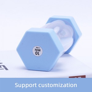 Temporizador de arena de arena de arena de plástico hexágono de 30 minutos para decoraciones y educación para el hogar para decoraciones y educación para el hogar para decoraciones y educación para el hogar