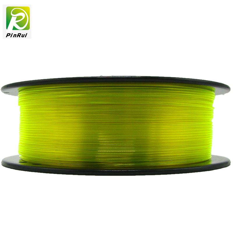 Pinrui 3D Impresora 1.75 mmpetg Color amarillo para la impresora 3D