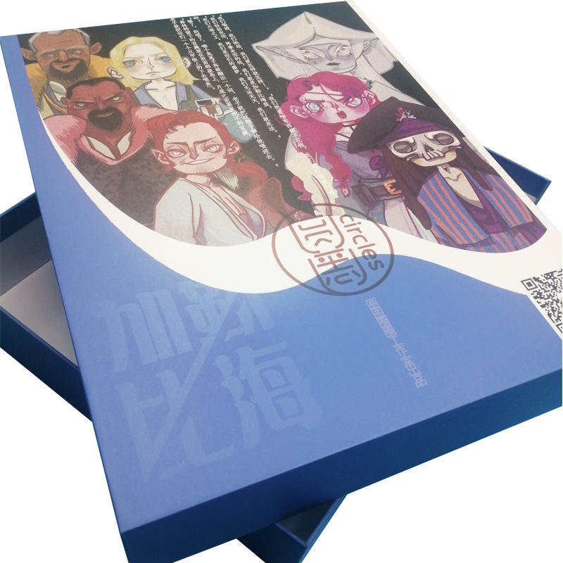 Script Killing Storyline Packaging Box Personalización especial Vuez de la portada Caja de impresión Camshia