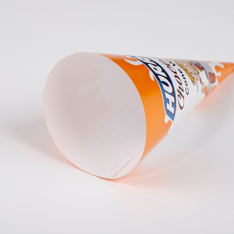 Papel de helado de grado alimenticio Helado helado Cono Cono Papelado de papel e impresión Fabricantes Diseño y producción a pedido