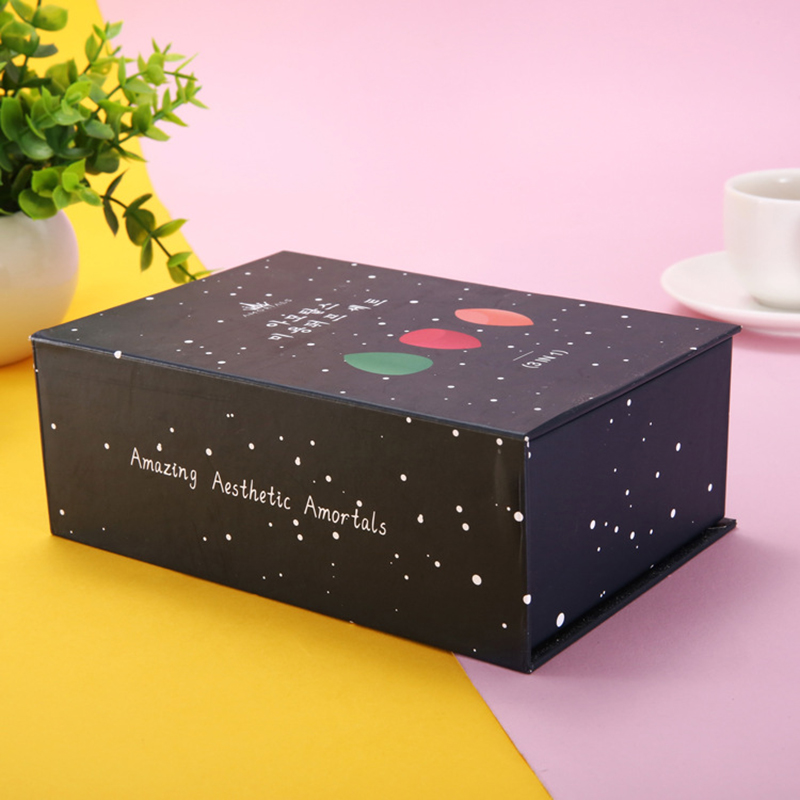 Tapa de regalo Tiandi Cosmética personalizada Tarjeta blanca Caja de color Box Square Flip Box Packaging
