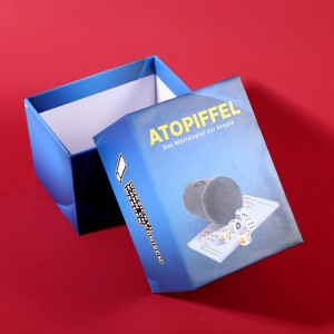 Caja de envasado de juguetes de fábrica de entretenimiento Caja de embalaje de cubierta Tiandi Logotipo de impresión