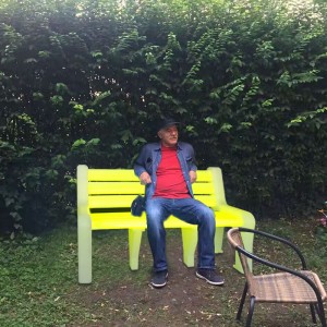 Bancos de parque LED brillantes para el exterior, banco de jardín con baterías de plástico PE, conservatorio, patio, césped o asiento de jardín, puede soportar 600 kg