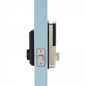 3002 Lock Smart para la puerta delantera con teclado de pantalla táctil y huella digital, bloqueo de mechón de puerta inteligente electrónica