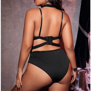 Anillo de arneses Linked Garter Lingerie Juego de encaje floral Lenera de encaje de encaje lencería