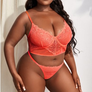 Contrato Sexy Lace Floral 2pcs Lingerie Juego denoches sexy