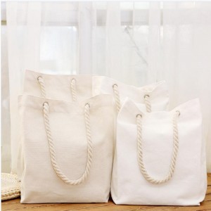 Bolsa de compras de lienzo