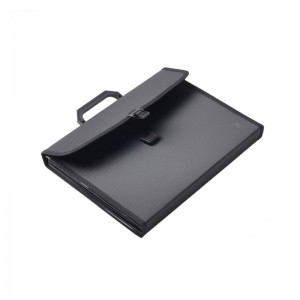 Carpeta de expansión A4 Tamaño de letra PP plástico 13 Pockets Multi Pocket Organizador Archivo expandible