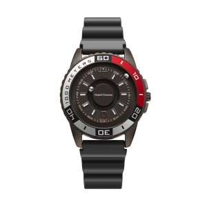 Daniel Gorman GO15 Magnetic Bead Men \\\\ s Watch Personalized Creative Sports Watch Fold Borderless Fashion Diseño de acero inoxidable Reloj impermeable
