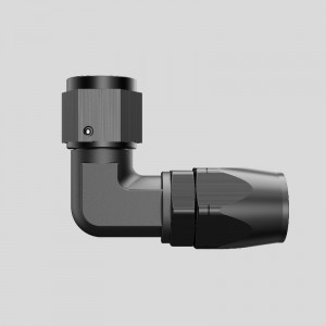 Codo de cortador de 90 grados Codo forjado Una manguera termina