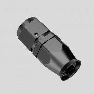 Accesorios de la manguera giratoria de aluminio PTFE una hembra recta