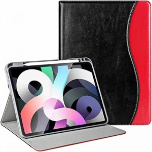 NUEVA IPADCASE CASA EL ENCUESTA MULTIGULA DE LA MULTA Multi Angle Function Function Case Functional de cuero