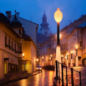 Luz de la calle LED de jardín al aire libre con poste, 60W RGB Color cambiando hermosa luz de la calle impermeable para jardín, patio, parque, escuela, césped, villa, iluminación y decoración de la calle