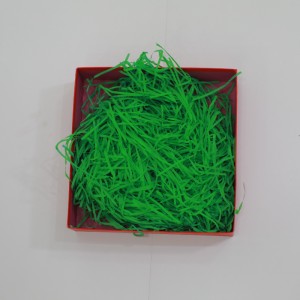 Rafia decorativa de alta calidad al por mayor Rellena Relleno Relleno Triale Papel rallado para la caja de regalo Fille Kraft Packing Paper Paper Paper