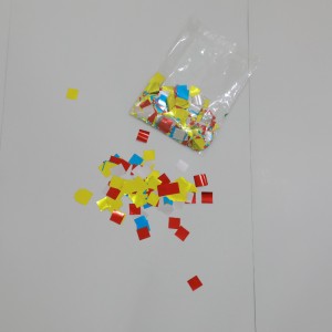 Círculos de confeti de papel de seda