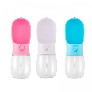 Bottilla de agua para perros de agua de agua de plástico a prueba de fuga de plástico de plástico