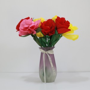 Papel crepe para flores