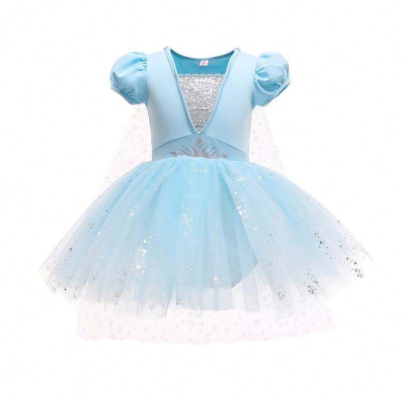 Niños Pequeño ropa de bebé Vestido Princesa Elsa Blanca como lanieve Princesa Tutu Tutu Vestido para las fiestas de cumpleaños de Navidad