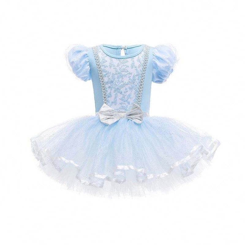 Niños Pequeño ropa de bebé Vestido Princesa Elsa Blanca como lanieve Princesa Tutu Tutu Vestido para las fiestas de cumpleaños de Navidad