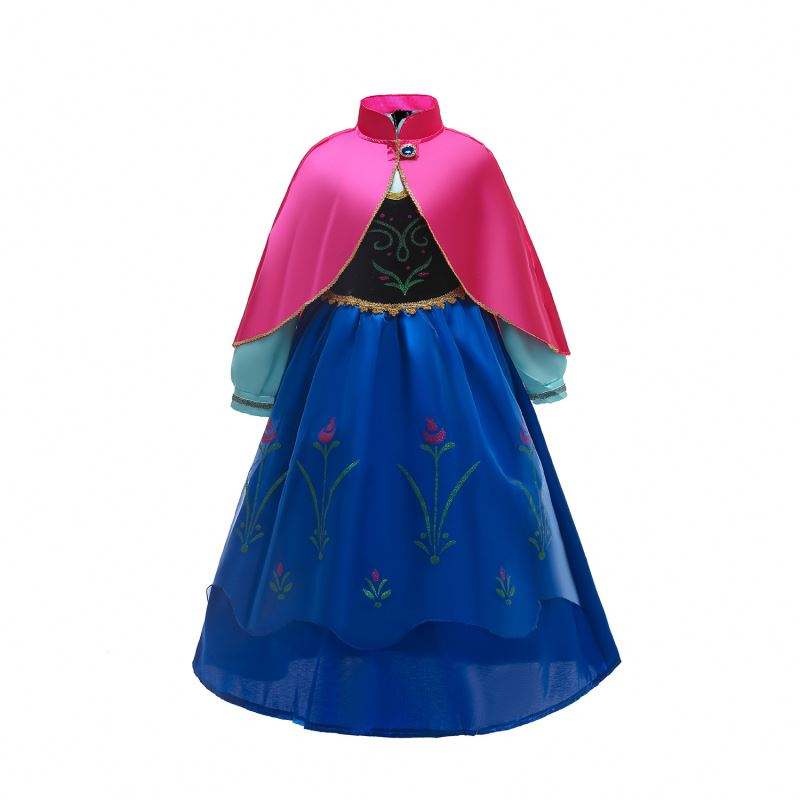 Baige Anna Elsa Cosplay Vestido de hadas Vestidos de Halloween Distribuye