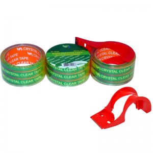 SUPER/CRYSTAL Clear Adhesive Embacking con dispensador