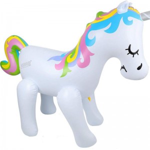 PVC Sproker Dinosaur Dinosaur La césped unicornio