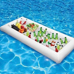 Servicio de servicio inflable Buffet Ensalada de ensalada Picnic Servidor de hielo Suministros de fiesta hawaianos