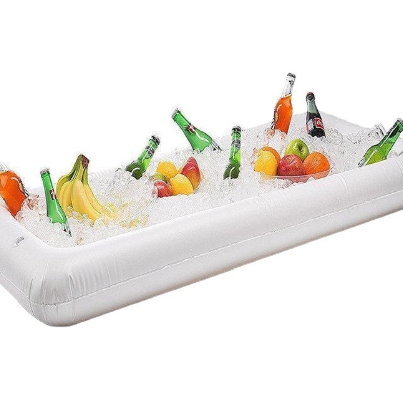 Servicio de servicio inflable Buffet Ensalada de ensalada Picnic Servidor de hielo Suministros de fiesta hawaianos