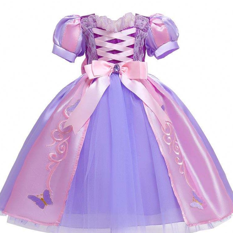 Disfraz de Halloween Baige Partido de cumpleaños paraniños Fancy Up Sofía Vestido paraniñas Rapunzel Princess Vestido