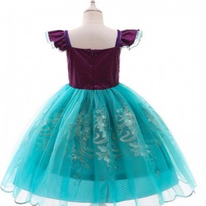 Mermaid Summer Princesa de manga corta Niños de la princesa \\\\ \'Sistema de ropa D0684 D0684