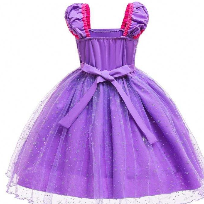 NUEVA LLEGA BEBILIDAD CRIBA DE COSTA DE CARNIVAL DE LA Halloween Vestido de cosplay de princesa Sofía disfraz HCRS-002