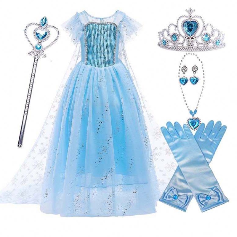 Partido de Halloween Partido de Halloween de alta calidad Elsa Princess Dress HCGD-018