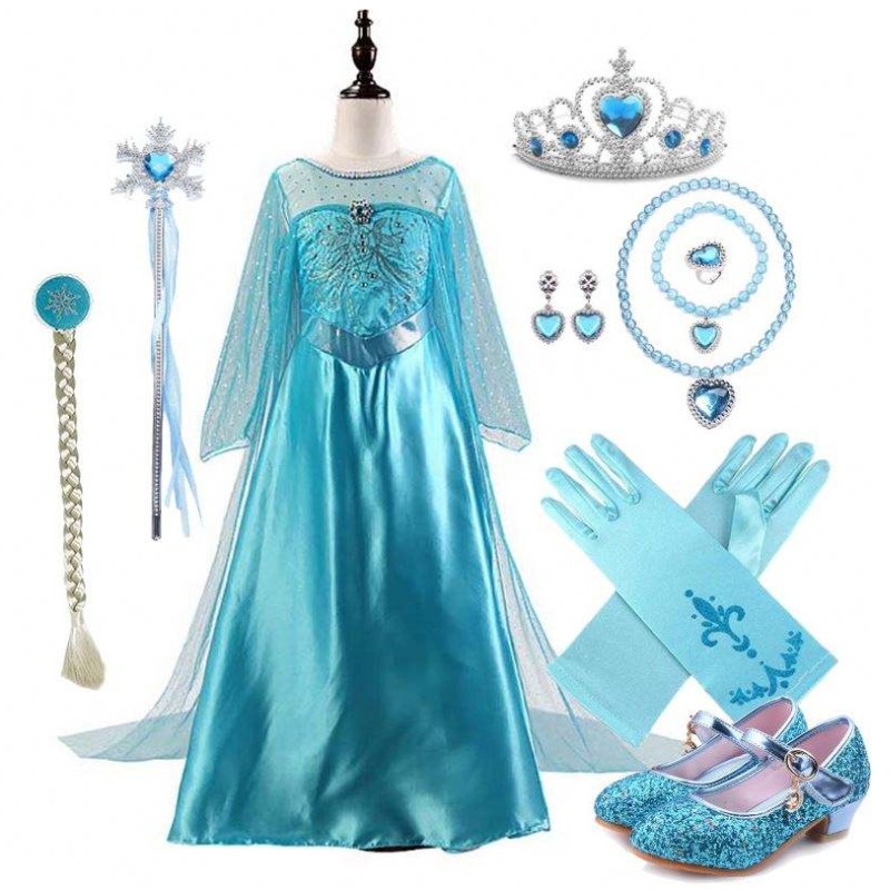 Vestido de fiesta de cosplay de Halloween 2-11yniñaniña princesa disfraces con accesorios DGHC-001