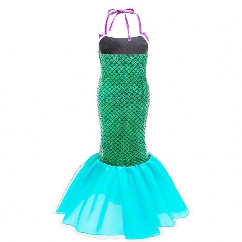 Amazon Top Seller Kids Carnival Party Niña Mermaid Disfraz paraniños con accesorios DGHC-028