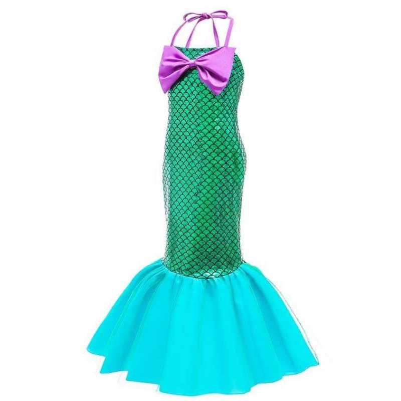 Amazon Top Seller Kids Carnival Party Niña Mermaid Disfraz paraniños con accesorios DGHC-028