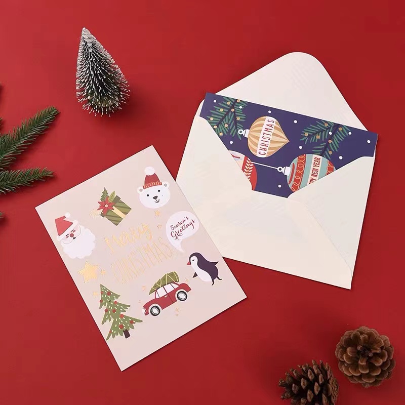 Tarjetas de felicitación Imprimida Kraft Paper para el logotipo personalizado de cumpleaños Impreso 150G/200G/250G/300G Regalo impreso Regalo multicolor Tarjeta de agradecimiento de cumpleaños Tarjeta de Navidad